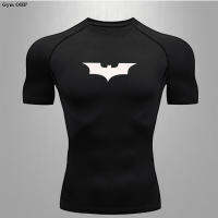 New Compression Mens Long Short Sleeve Wide Bat T-shirt Sports Mens Wear