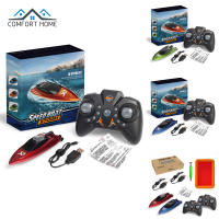 RC Boat For Kids 2.4GHZ Racing Boats 5km/h Remote Control Speedboat Summer Water Toys For Boys Girls Gifts