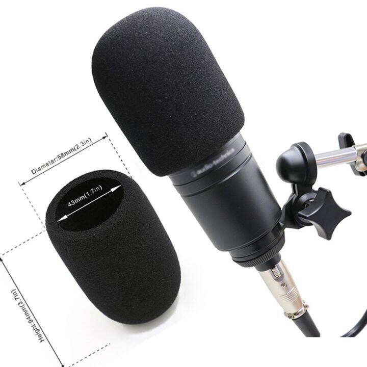 windscreen-microphone-cover-windproof-foam-for-audio-technica-at2020-atr2500-at2035-at4040-mic-windshield-pop-filter-sponge