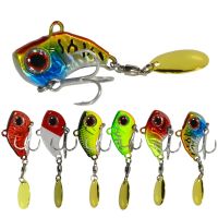 New Arrival 1PCS 9g/13g/16g/22g Metal VIB Fishing Lure Spinner Sinking Rotating Spoon Pin Crankbait Sequins Baits Fishing Tackle Lures Baits