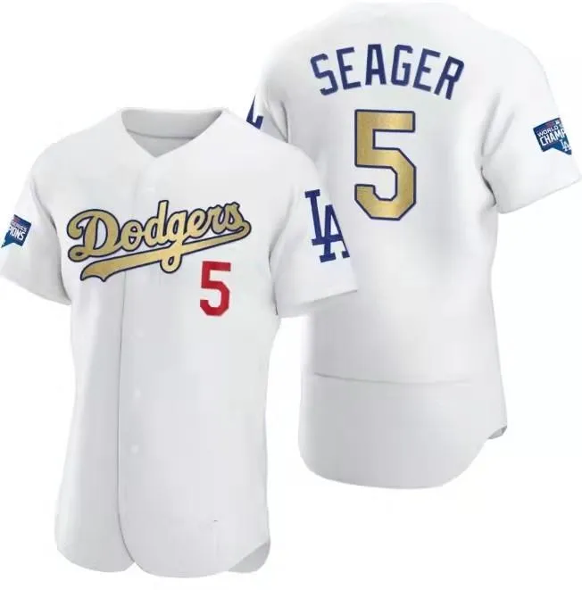 ◊❧ Dodgers jersey Dodgers 7 URAS baseball uniform 5 10 50 7 35 24BRYANT  Gold Champion Edition