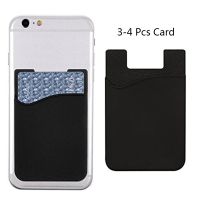 Business Credit Pocket Adhesive Fashion Women Men Cell Phone Holder ID Card Holder Slim Case sticker Dropship2023