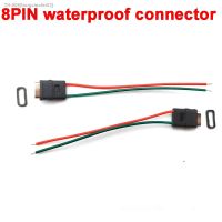 ◇ 1pcs USB 3.1 Connector Type-C 8Pin 2 Welding Wire Female Waterproof Female Socket Rubber Ring High Current Fast Charging port