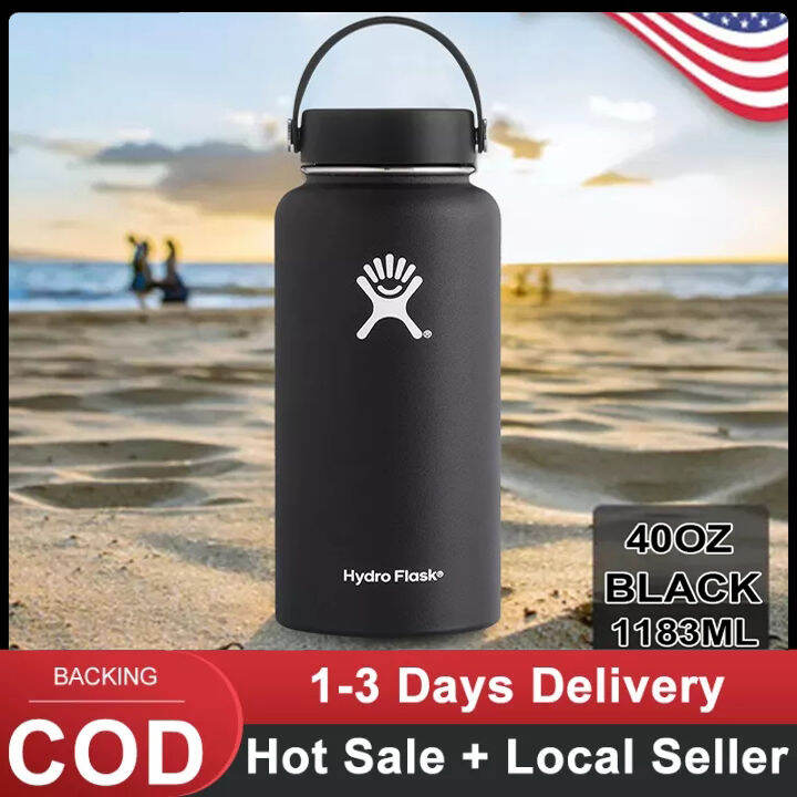 【Clearance】Hydro（40 OZ BLACK）Flask Tumbler 32oz / 40oz tumbler Thermos ...