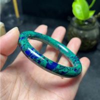 [COD] แร่ดิบธรรมชาติ Azurite Malachite Round Bar สร้อยข้อมือหิน Lapis Lazuli ภรรยา Happy แฟนของขวัญ