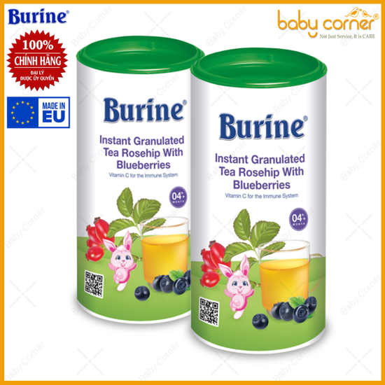 Combo 2 hộp trà cốm hoa quả burine bổ sung vitamin c, hộp 200g - ảnh sản phẩm 1