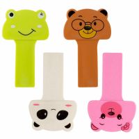 2pcs Cartoon Toilet Cover Lifting Device Convenient Bathroom Cute Cartoon Toilet Lid Pick Up Tool