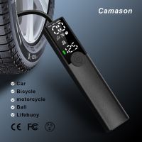 Camason เครื่องเติมลมแรงดันอัตโนมัติสำหรับรถยนต์เครื่องสูบลมแบบพกพาอัจฉริยะสำหรับรถจักรยานยนต์จักรยานบาสเก็ตบอล