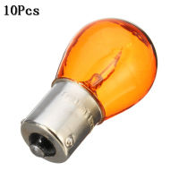 10pcsSet 1156 BAU15S PY21W Car Indicator Light ke Reverse Lamp Parking Light Amber Yellow Halogen Lamp DC 12V LED Bulbs