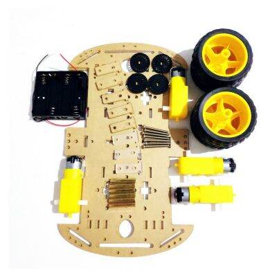 Intelligent Robot Assembly Car Kit to Build Robot Acrylic Car Base Car Learning Programming Kit