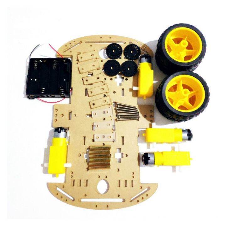 intelligent-robot-assembly-car-kit-to-build-robot-acrylic-car-base-car-learning-programming-kit