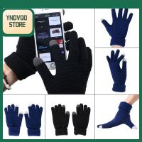 YNDVQO STORE Gifts Hand Wrist Women Fingerless Mittens Knitted Touch Screen Wool Gloves