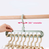 Magic Multi-Port Support Space Saving Hanger ออแกไนเซอร์ Drying Hanger Storage HangersHangers Multifunction Plastic Clothes Rack