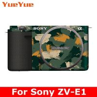 รูปลอกเก๋สกินสำหรับโซนี ZV-E1 ZVE1สติกเกอร์กล้องไวนิล E1เคลือบฟิล์มป้องกันป้องกันรอยขีดข่วน