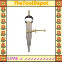 TheToolDepot หัตถกรรมเครื่องมือหัตถกรรมหมุนได้แบบ Diy ปีกแบ่งเหล็กปรับได้เครื่องมือหมุนระยะห่างปีกแบ่งขอบเข็มทิศ