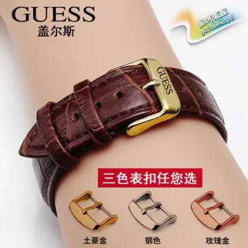 Guess watch leather strap price hot sale