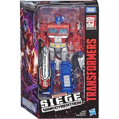 Transformers Generations War For Cybertron: Siege Voyager Class WFC-S11 Optimus Prime Action Figure Model Collectible Toy Gift