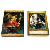 【Study the folder well】  Archangel Gabriel Oracle Card ภาษาอังกฤษเต็มรูปแบบ44การ์ด Deck Tarots Party Board Game