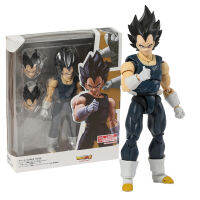 รูปปั้นมังกร SHF Dragon BallZ สำหรับเด็กของเล่นดราก้อนบอลแอคชั่นผมสีดำ15ซม. ของขวัญคริสต์มาส Pvc สำหรับเด็ก