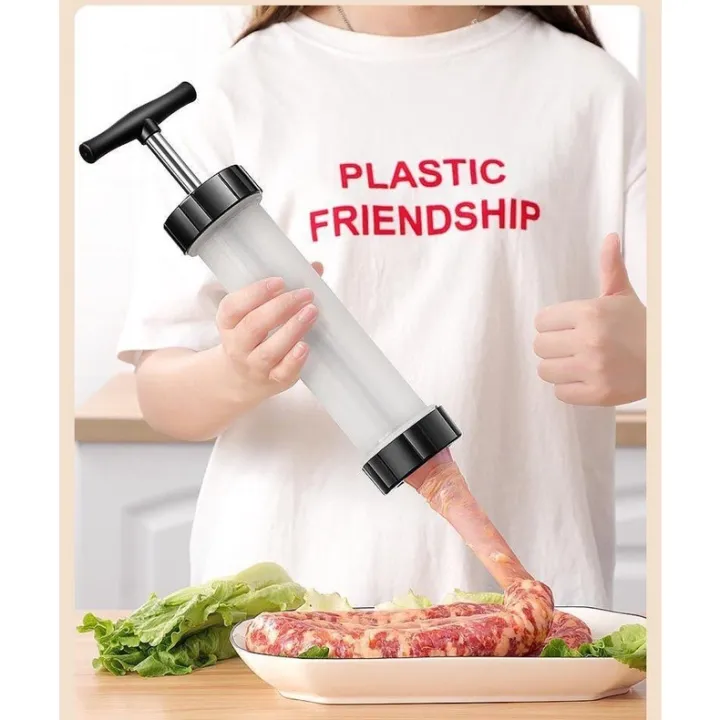 Food Grade Sausage Maker StufferFiller Meat Grinder With 3Homemade Salami Maker Lazada PH