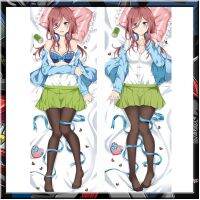 Anime Quintessential Quintplets ปลอกหมอน Dakimakuras กรณีสาวฮอตสองด้านเตียงโยนหมอนร่างกายปลอกหมอน