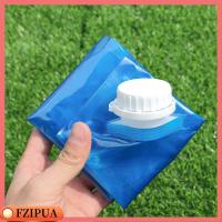 FZIPUA 1PC การเดินป่า นักปีนเขา สำหรับกีฬาแคมป์ปิ้ง พับ พลาสติกปลอดสาร BPA พับได้ ภาชนะบรรจุน้ำ