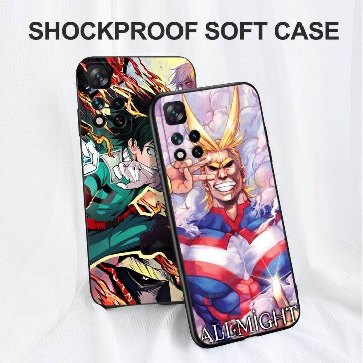 case-for-xiaomi-redmi-note-11-pro-plus-5g-global-case-for-redmi-note-11s-5g-phone-6-6inch-back-cover-black-tpu-case-anime-hero