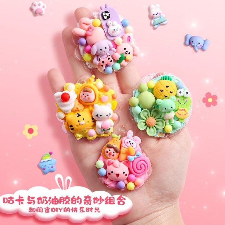 jojo-แผ่นสมุดบันทึก3d-หมีสาวลับงานแฮนด์เมดชุด-goo-card-beauty-yang-yang-yang-yang-cream-gel-y-y-y-วัสดุของเล่นขนาดเด็ก