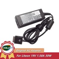 Liteon อะแดปเตอร์แปลงไฟกระแสสลับ PA-1300-04 19V 1.58A 30W สำหรับ St2e ST2ละติจูด10 ST ที่ชาร์จพีซีแท็บเล็ต OD28MD WNXV2 Y55TK K8GHM สายไฟและอะแดปเตอร์