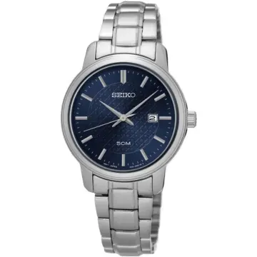 Seiko quartz store blue dial