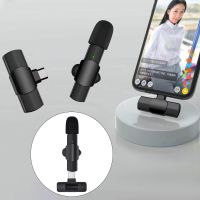 《Miss you electronic》ไมโครโฟนไร้สาย Lavalier USB C คลิป OnSound Pickup TransmitterMic สำหรับวิดีโอMicrophone Accessories