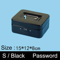 Metal Box Money Storage Portable Security Safe Box Password Lock Jewelry Storage For Home School Office Security Kids Gift
