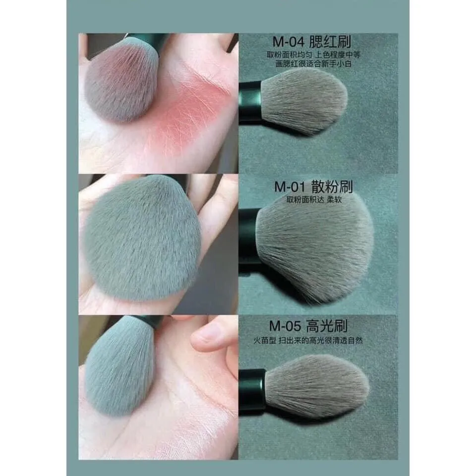 Bộ cọ trang điểm 13 món siêu xinh với lông siêu mềm