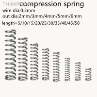 ✁ 20pcs 0.3mm compression spring outer dia 2mm 3mm 4mm 5mm 6mm Stainless Steel Micro Small Compression spring length 5mm-50mm