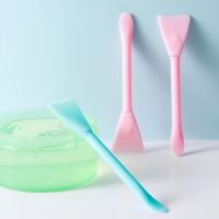 【YF】 Facial Face Stick Brush Spatula Masque Safe Comfortable Silicone Stirring for Girl Skin Care