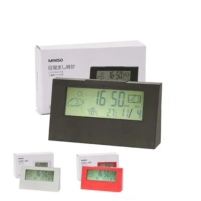 Miniso Official Alarm Clock/digital jam weker Lazada Indonesia