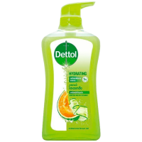 LeeMart เจลอาบน้ำ เดทตอล Dettol 500ML สบู่เหลว ชำระผิวกาย เดตตอล ไฮเดรตติ้ง เขียวอ่อน ขนาด 500 มล.