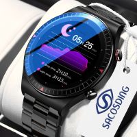 ✵►℡ 2022 New Mens Smart Watch Bluetooth Call Sport Fitness Heart Rate Local Music Recording Smartwatch For Android IOS TWS Earphone