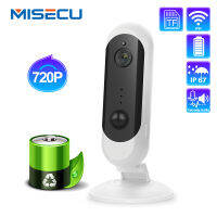 MISECU 1MP Smart Battery Camera 720P Wire-Free Security Surveillance Two Way Audio Indoor PIR Detection APP Alarm Low Power