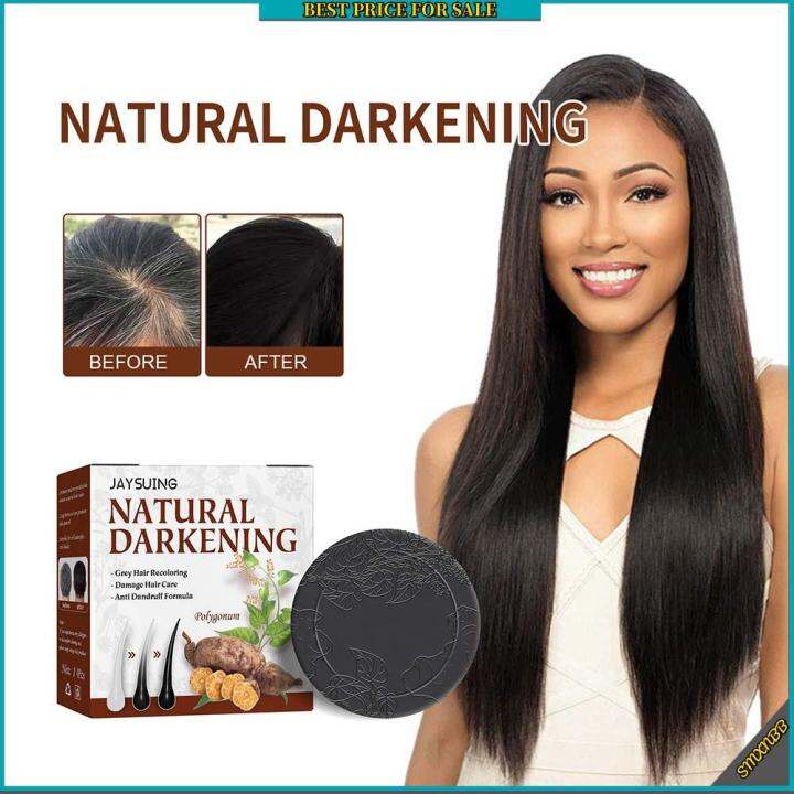 【High Quality More Assured】 Polygonum Essence Hair Darkening Shampoo