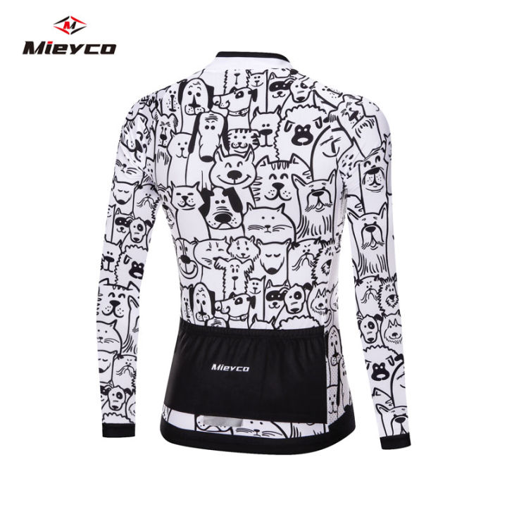 hot-women-jersey-breathable-white-cartoon-cat-cycling-jersey-spring-anti-pilling-long-sleeves-bike-clothing-top-road-team-bicycle
