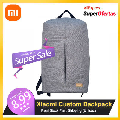 ต้นฉบับ Xiaomi กระเป๋าเป้สะพายหลังช่องคู่การจัดเก็บถุงกันน้ำที่กำหนดเอง Mi B Agpack เหมาะสำหรับ15.6นิ้วโรงเรียนสำนักงานถุงแล็ปท็อป