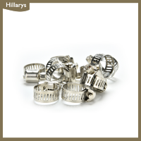 [Hillarys] 10pcs รถยนต์รถจักรยานยนต์สายน้ำมันเชื้อเพลิง Jubilee hose CLAMP ท่อน้ำมันคลิป8-12mm