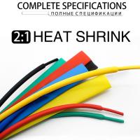 164 Pcs Heat Shrink Tubing Tubes Assortment Wire Cable Sets Insulation Accessories Sleeving Electrical V2K0