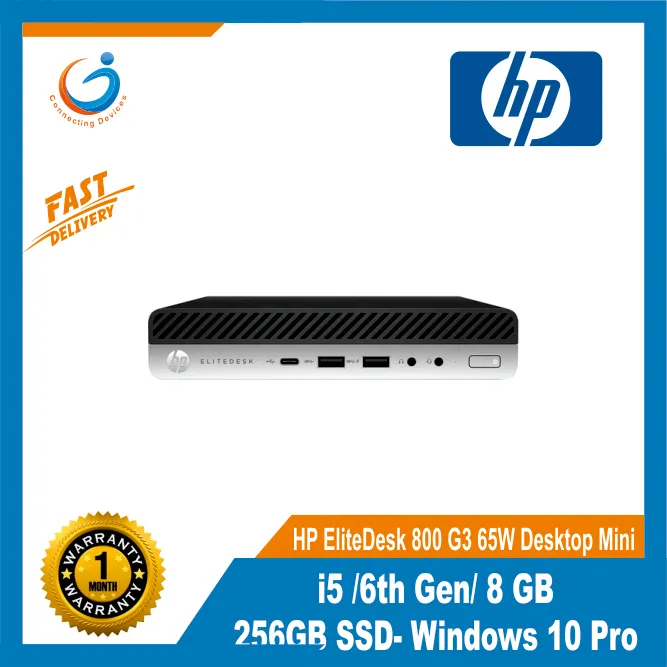 Hp Elitedesk 800 G3 65w Desktop Mini I5 6th Gen 8 Gb 256gb Ssd Windows 10 Pro Lazada Singapore