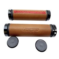 Litepro Folding Bicycle Handle Cover MTB Mountain Bike PU Leather Handlebar Grips Bicycle Accessories