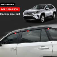 ☼▨✴ For Toyota RAV4 RAV 4 2020 Chrome Window Trim Accessories Window Visors Weathershields Wind Rain Guard Shades