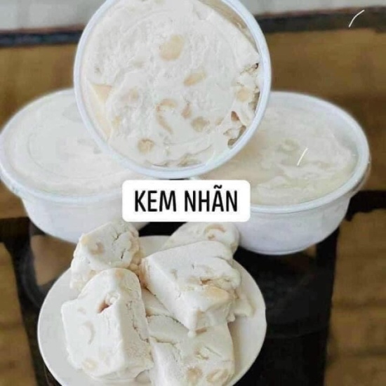 Kem nhãn tươi hộp 500gr giao hỏa tốc tphcm - ảnh sản phẩm 3