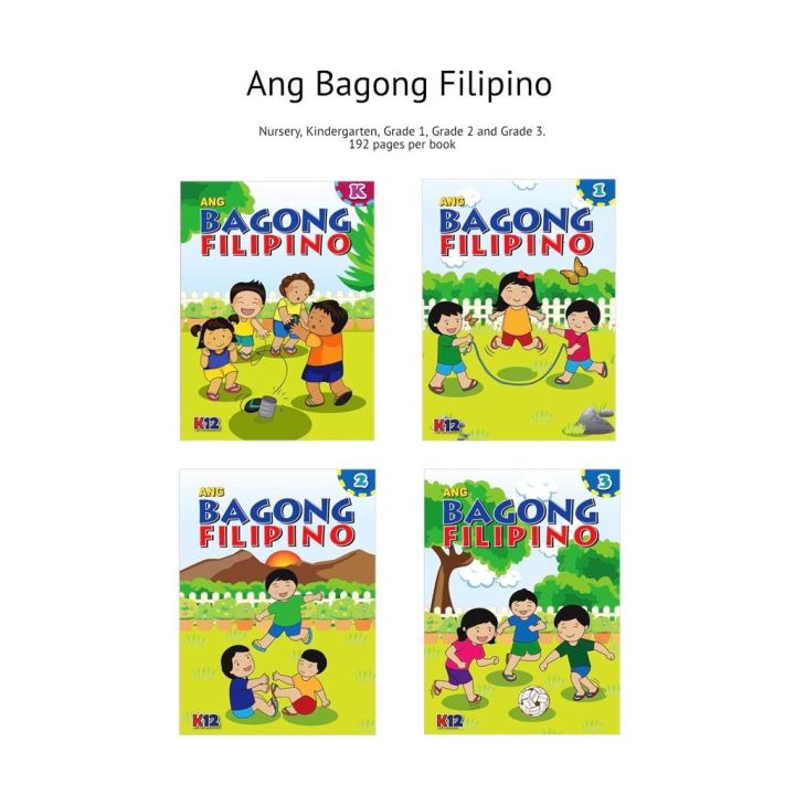 Ang Bagong Filipino Workbook Nursery Kinder Grade 1 Grade 2 and Grade 3 ...