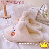 CODna68138 OKDEALS Women Winter Slippers Soft Bedroom Home Shoes Fashion Rabbit Bear Xmas Gift Indoor Slippers